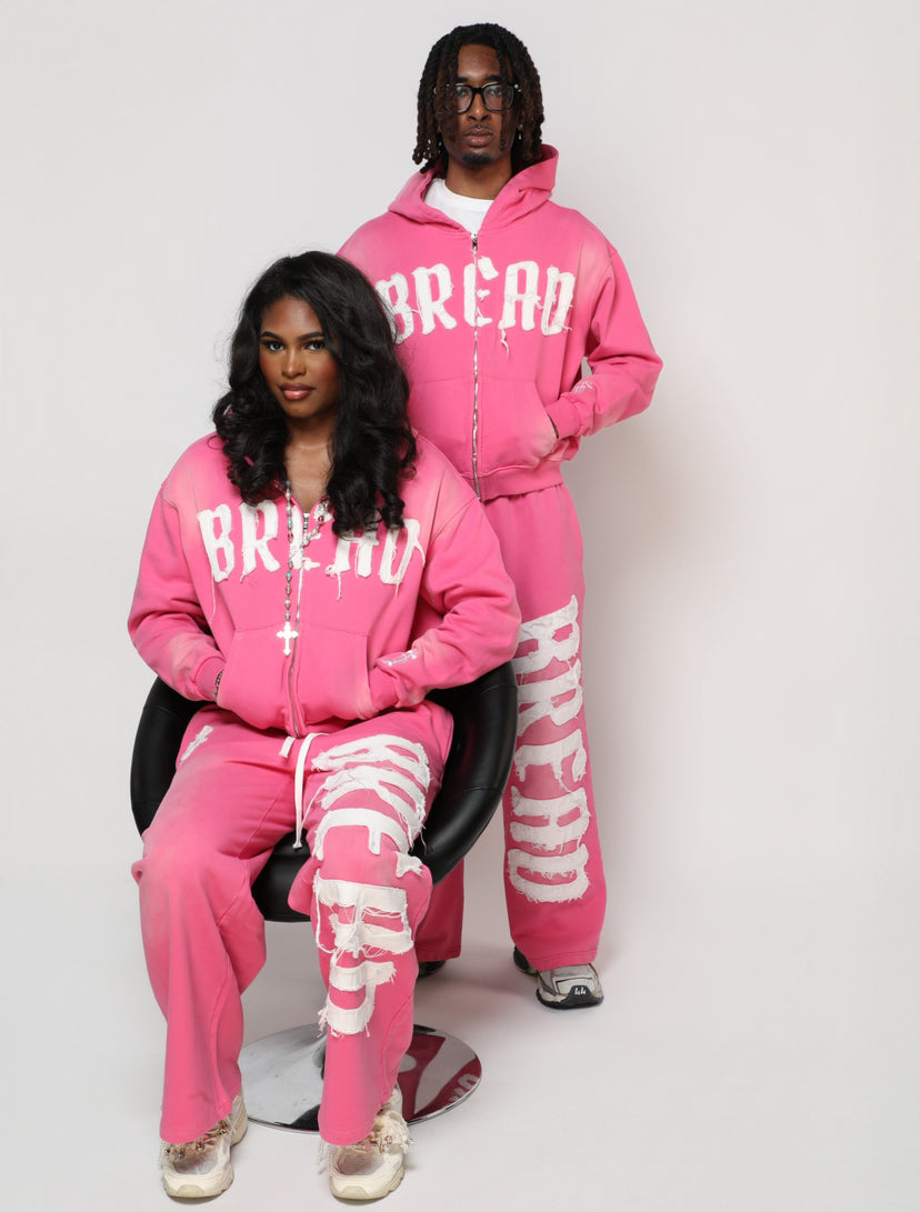 SIGNATURE PINK CLOUD ZIP-UP (Limited -Stock) – Bread Label LLC